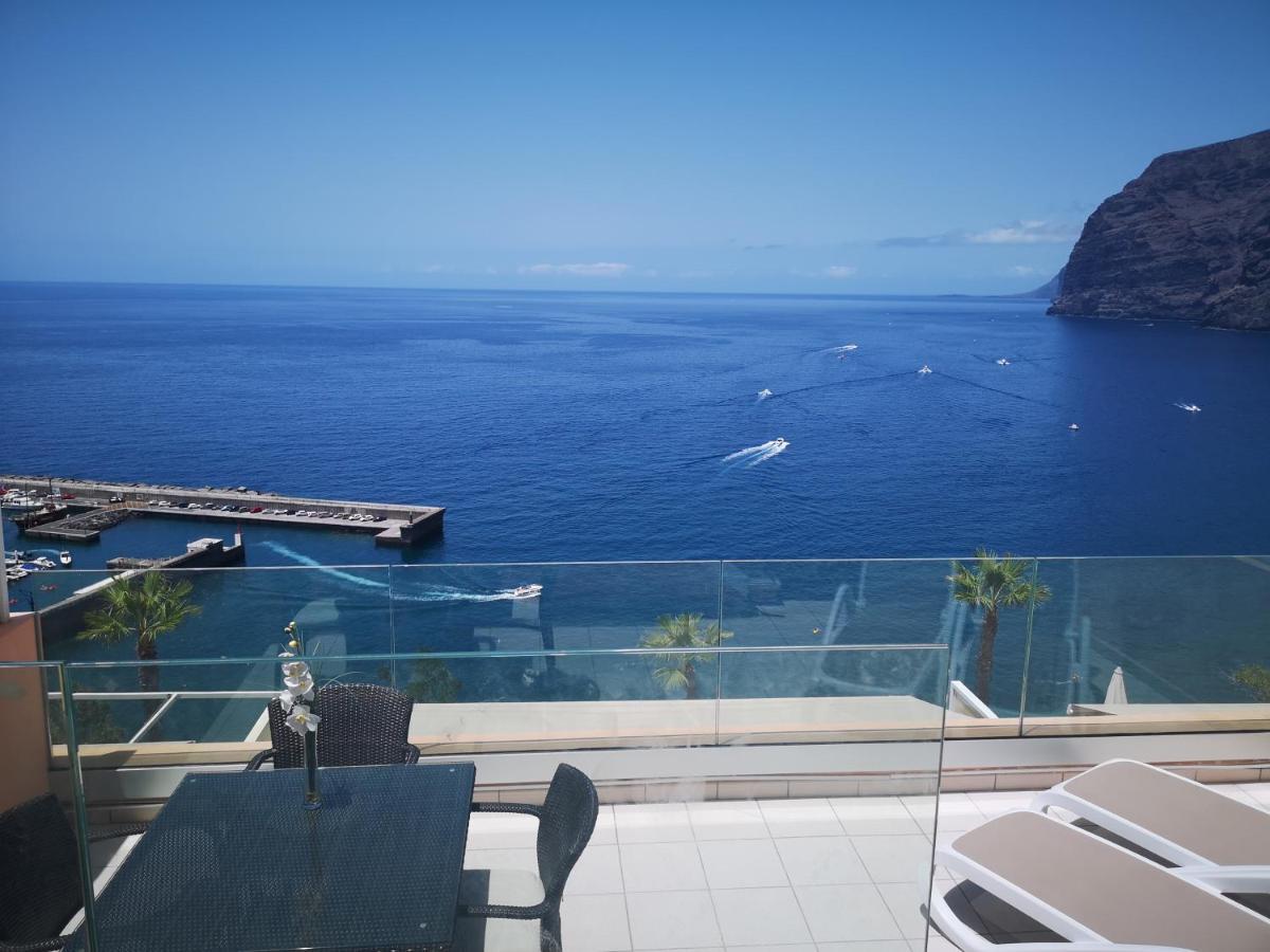 Magnificent Apt. With Sea View, Cliff & Marina Santiago Del Teide Luaran gambar
