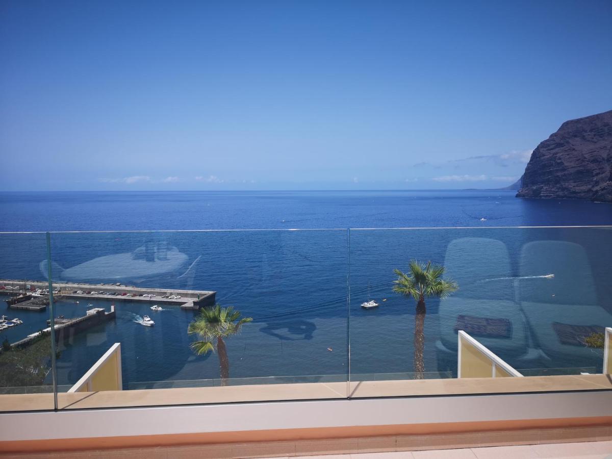 Magnificent Apt. With Sea View, Cliff & Marina Santiago Del Teide Luaran gambar